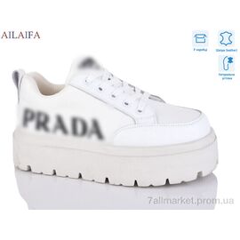 Кросівки жіночі модні Весна/осінь 6018 white (8 пар р.36-41) "Ailaifa" недорого оптом від прямого постачальника