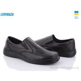 Туфлі чоловічі стильні Весна/осінь Roksol Т1 коричневий (8 пар р.40-45) "Lvovbaza" недорого оптом від прямого постачальника