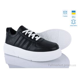 Кросівки жіночі модні Весна/осінь 3408 чорний к. (6 пар р.36-41) "L.Shoes" недорого оптом від прямого постачальника