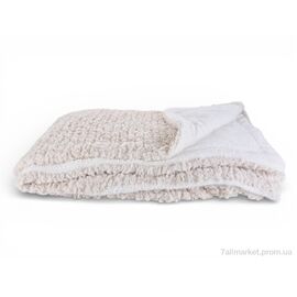 Фотография Плед  beige. рукавичка 160х200 (11401) (1 шт. р.сетка One size) "Obuvok" недорого оптом от прямого поставщика