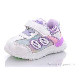 Фотография Кроссовки детские модные Весна/осень K700-2 (8 пар р.21-26) "Ok Shoes" недорого оптом от прямого поставщика