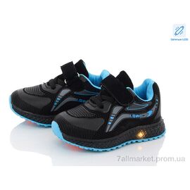 Фотография Кроссовки детские модные Весна/осень SP232-5 LED (8 пар р.20-25) "Ok Shoes" недорого оптом от прямого поставщика
