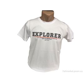 Футболка чоловіча Літо C003 білий (4 шт. р.сіткаM-2XL) "TurkishBrend" недорого оптом від прямого постачальника