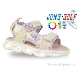 Босоніжки дитячі літні Літо A20622-7 LED (8 пар р.21-26) "Jong Golf" недорого оптом від прямого постачальника