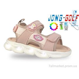 Босоніжки дитячі літні Літо A20622-8 LED (8 пар р.21-26) "Jong Golf" недорого оптом від прямого постачальника