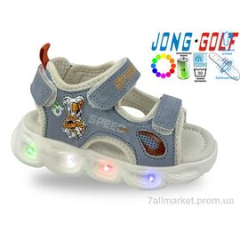 Сандалії дитячі літні Літо A20624-17 LED (8 пар р.21-26) "Jong Golf" недорого оптом від прямого постачальника