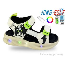 Сандалії дитячі літні Літо A20649-6 LED (8 пар р.21-26) "Jong Golf" недорого оптом від прямого постачальника