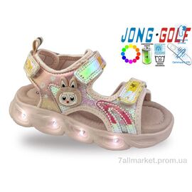 Босоніжки дитячі літні Літо A20726-28 LED (8 пар р.22-27) "Jong Golf" недорого оптом від прямого постачальника
