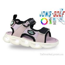 Босоніжки дитячі літні Літо B20623-12 LED (8 пар р.25-30) "Jong Golf" недорого оптом від прямого постачальника