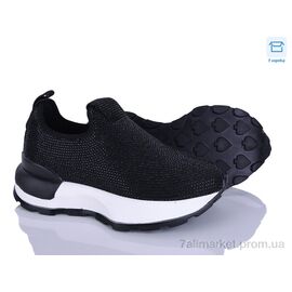 Кросівки жіночі модні Весна/осінь 2026-4 чорний (8 пар р.36-40) "Mona Lisa" недорого оптом від прямого постачальника