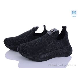 Кросівки жіночі модні Весна/осінь 2026-2 чорний (8 пар р.36-40) "Mona Lisa" недорого оптом від прямого постачальника