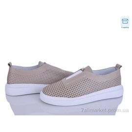 Сліпони жіночі тканинні Літо 1070 беж (8 пар р.36-40) "Mona Lisa" недорого оптом від прямого постачальника