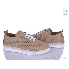 Кросівки жіночі модні Літо 102-7 корич. (10 пар р.36-41) "Mona Lisa" недорого оптом від прямого постачальника