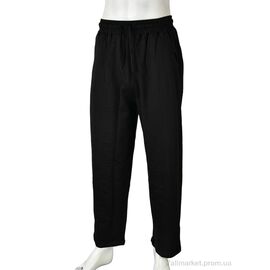 Спортивні штани чоловічі Весна/осінь 4342-батал-1 black (5 шт. р.сітка54-62) "Мир" недорого оптом від прямого постачальника