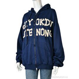 Батник жіночий Весна/осінь G4340-10 navy (5 шт. р.сіткаOne size) "Pryama Vigoda" недорого оптом від прямого постачальника