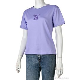 Футболка жіноча Літо 4349-Butterfly-1 violet (8 шт. р.сіткаM-2XL) "Pryama Vigoda" недорого оптом від прямого постачальника