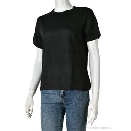 Футболка жіноча Літо 4349 black (8 шт. р.сіткаM-2XL) "Pryama Vigoda" недорого оптом від прямого постачальника