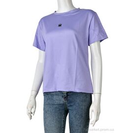 Футболка жіноча Літо 4349-Corona-1 violet (8 шт. р.сіткаM-2XL) "Pryama Vigoda" недорого оптом від прямого постачальника