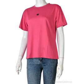 Футболка жіноча Літо 4349-Corona-2 d.pink (8 шт. р.сіткаM-2XL) "Pryama Vigoda" недорого оптом від прямого постачальника