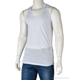 Майка чоловіча Весна/осінь 4343 white (5 шт. р.сітка48-56) "Pryama Vigoda" недорого оптом від прямого постачальника