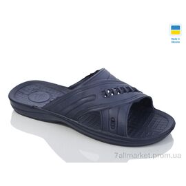 Шльопанці чоловічі пляжні Літо Плетінка синій (8 пар р.40-46) "Lot Shoes" недорого оптом від прямого постачальника