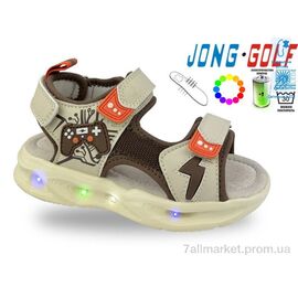 Сандалії дитячі літні Літо B20650-3 LED (8 пар р.26-31) "Jong Golf" недорого оптом від прямого постачальника