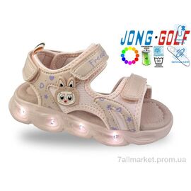 Босоніжки дитячі літні Літо B20727-8 LED (8 пар р.27-32) "Jong Golf" недорого оптом від прямого постачальника