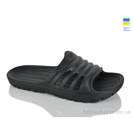 Шльопанці чоловічі пляжні Літо П48 чорний (6 пар р.40-45) "Inblue" недорого оптом від прямого постачальника