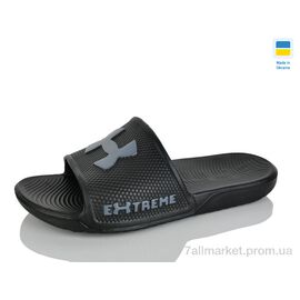 Шльопанці чоловічі пляжні Літо N124 чорний (8 пар р.41-45) "Inblue" недорого оптом від прямого постачальника