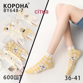 Фотография Носки женские летние KH648-7 mix р.36-41 "Annet" недорого оптом от прямого поставщика