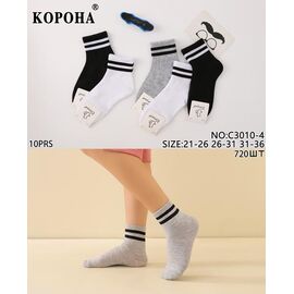 Шкарпетки дитячі унісекс KH3010-4  mix р.31-36 "Annet" недорого оптом від прямого постачальника