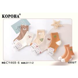 Шкарпетки дитячі унісекс KH468-6  mix р.1-2 "Annet" недорого оптом від прямого постачальника
