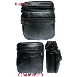 Сумка чоловіча TS023 black р.16*6*19 "Chus" недорого оптом від прямого постачальника