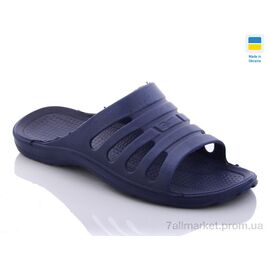 Шльопанці чоловічі пляжні Літо Прогресс М старый крабик синий (8 пар р.40-46) "Progress" недорого оптом від прямого постачальника