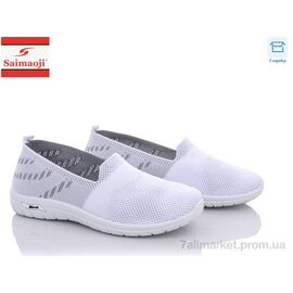 Сліпони жіночі тканинні Літо H67-6 (8 пар р.37-41) "Saimaoji" недорого оптом від прямого постачальника
