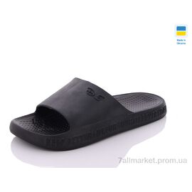 Шльопанці чоловічі пляжні Літо П34 чорний (6 пар р.40-45) "Inblue" недорого оптом від прямого постачальника