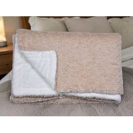 Плед Рукавичка 160*200 (11401) d.beige р.160*200 "Obuv OK2" недорого оптом від прямого постачальника