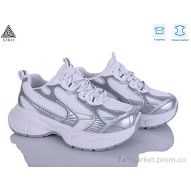 Фотография Кроссовки женские модные Весна/осень S100-15 шкіра (8 пар р.36-41) "STILLI Group" недорого оптом от прямого поставщика