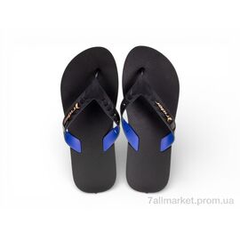 В'єтнамки чоловічі Літо 12430-BC595 black-gold (12 пар р.41-45) "Fabullok" недорого оптом від прямого постачальника