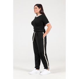 Фотография Штаны спортивные женские Б310 black р.XL-4XL "AZNA" недорого оптом от прямого поставщика