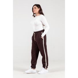 Фотография Штаны спортивные женские Б310 chocolate р.XL-4XL "AZNA" недорого оптом от прямого поставщика