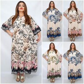 Фотография Платье летнее женское 2403 mix р.52-56 "ITALIA" недорого оптом от прямого поставщика