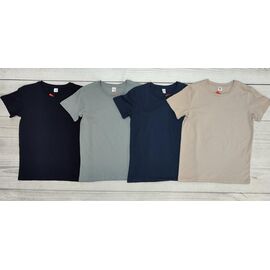 Фотография Футболка мужская 3001-2 d.grey р.48-56 "Samo" недорого оптом от прямого поставщика