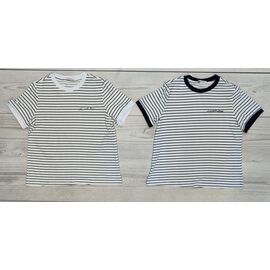 футболка жіноча 37140 white-black р.46-54 "Samo" недорого оптом від прямого постачальника