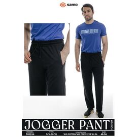 Фотография Штаны спортивные мужские 8654 black р.48-56 "Samo" недорого оптом от прямого поставщика