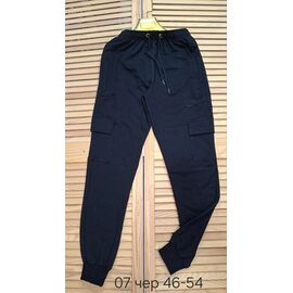 Фотография Штаны спортивные мужские 07 black р.46-54 "VICTORY" недорого оптом от прямого поставщика