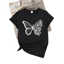 футболка жіноча AL4 black р.M-3XL "Алия" недорого оптом від прямого постачальника