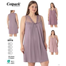 Нічня жіноча DS515-10711B powder р.2XL-5XL "DONELLA" недорого оптом від прямого постачальника