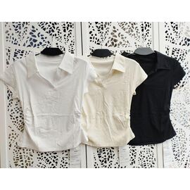 футболка жіноча LR1217 white р.one size "Lora" недорого оптом від прямого постачальника