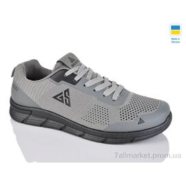 Фотография Кроссовки мужские модные Весна/осень 1042 сірий (8 пар р.41-45) "Lot Shoes" недорого оптом от прямого поставщика